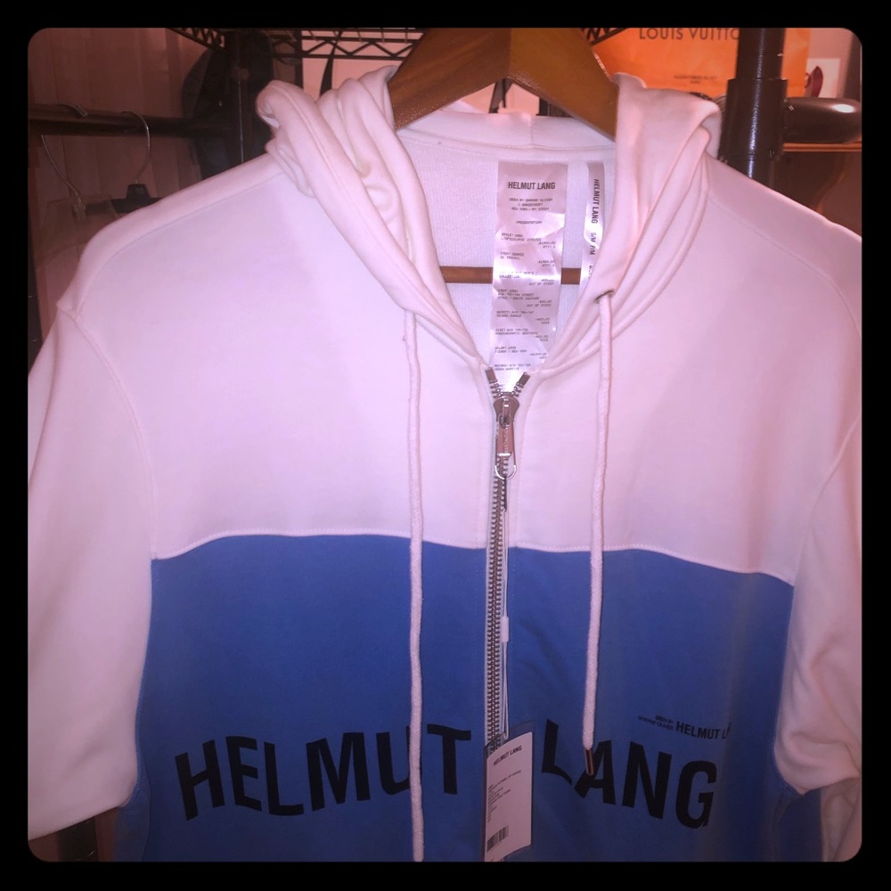 Helmut Lang zip up hoody
